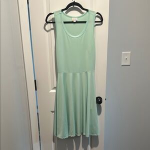 Mint Green Sleeveless Lularoe Nicki Dress
